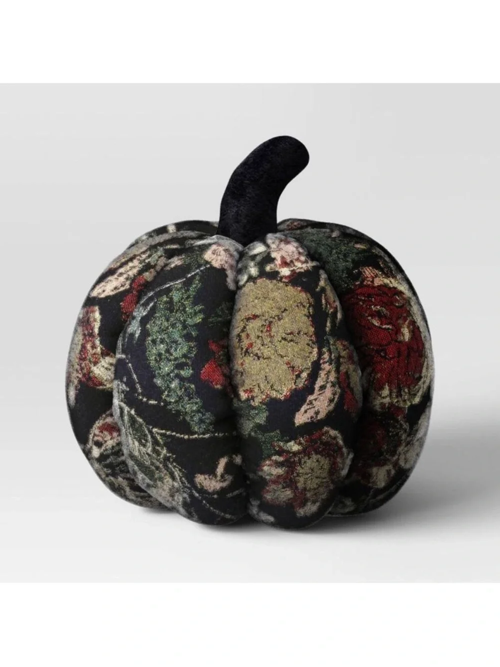 Threshold Bundle of Floral Skull Square Pillow and Matching Pumpkin Pillow
